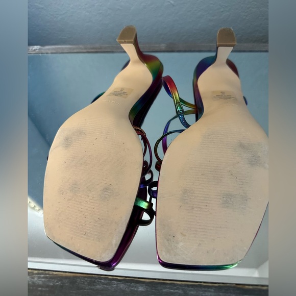 Nine West Mid heel slide (rainbow) 8.5 - Picture 6 of 14